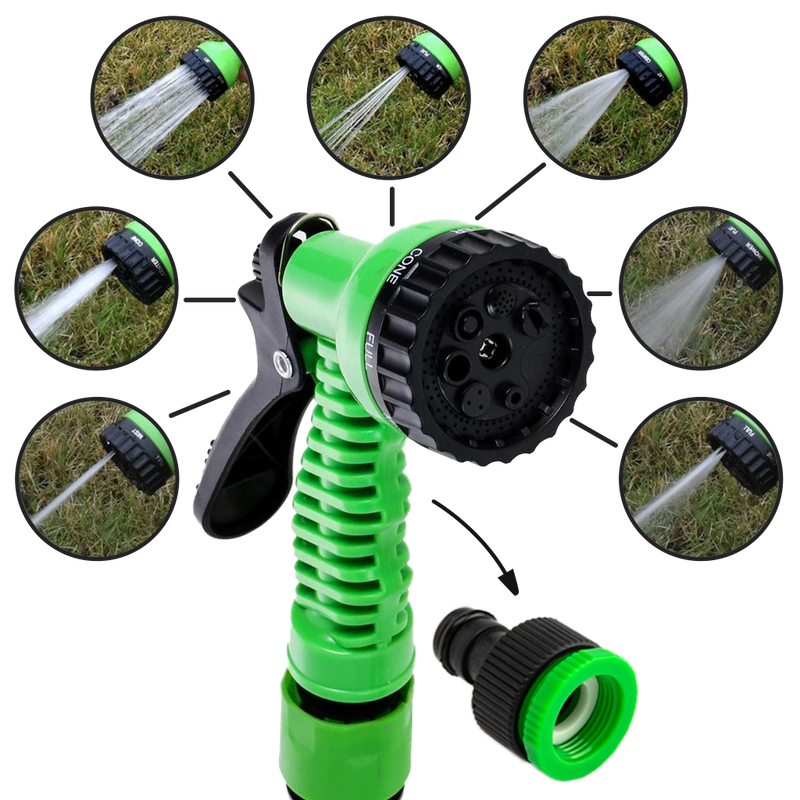 Tuyau d'arrosage extensible avec pulvérisateur