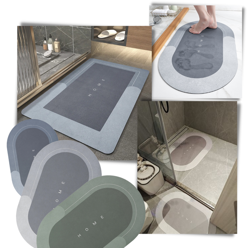 Tapis de sol antidérapant extra absorbant