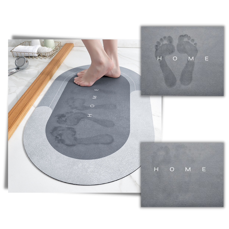 Tapis de sol antidérapant extra absorbant