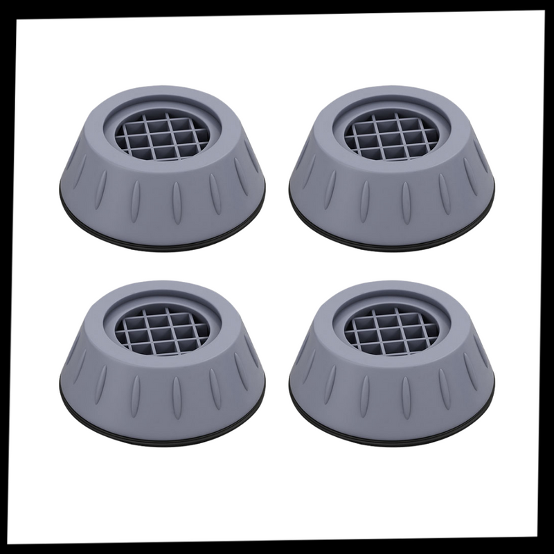 Lot de 4 patins en caoutchouc anti-vibrations