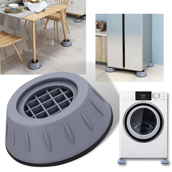 Lot de 4 patins en caoutchouc anti-vibrations