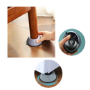 Lot de 4 patins en caoutchouc anti-vibrations