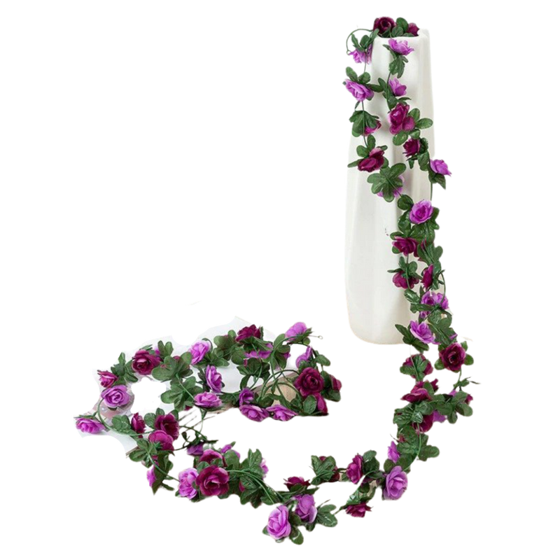 Guirlande de roses artificielles