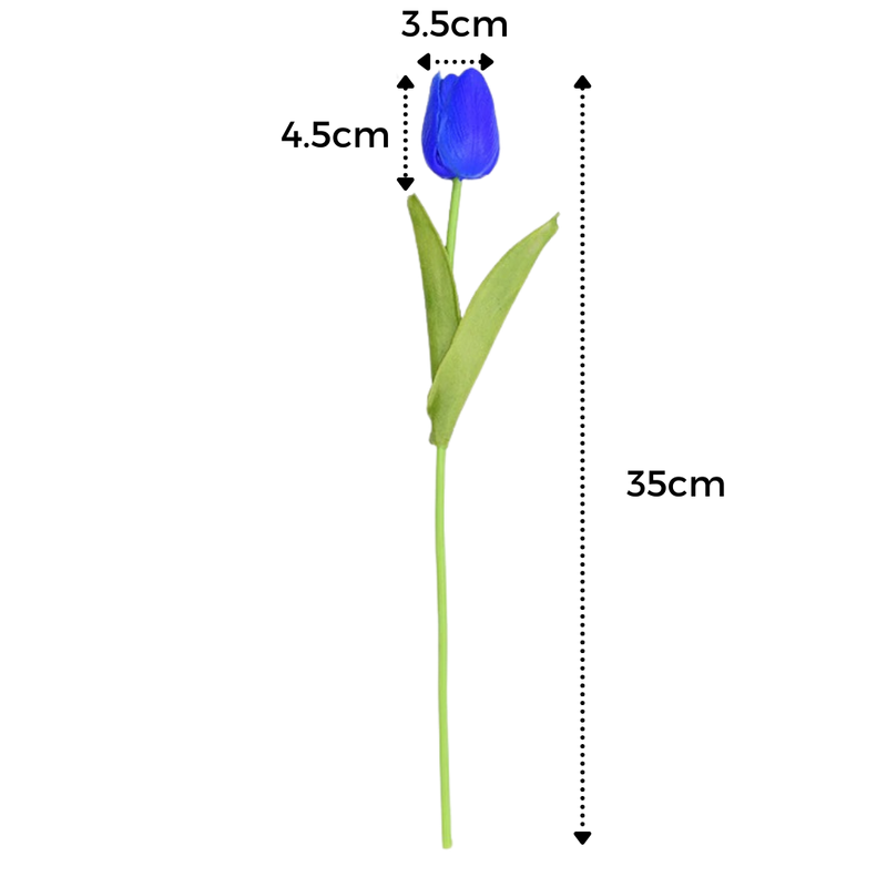 Fleur de tulipe artificielle (10 Pcs)