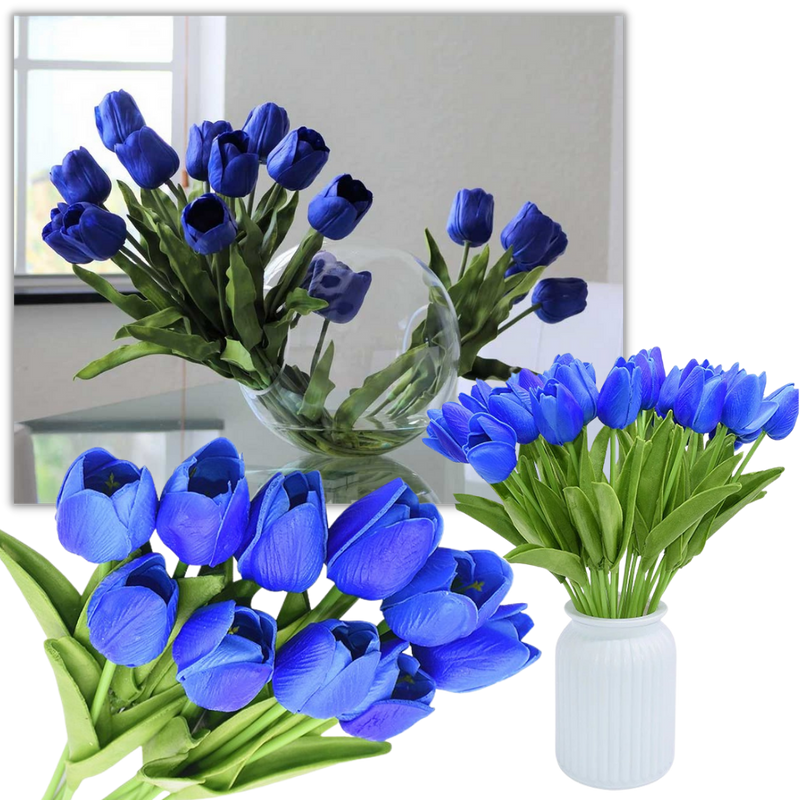Fleur de tulipe artificielle (10 Pcs)