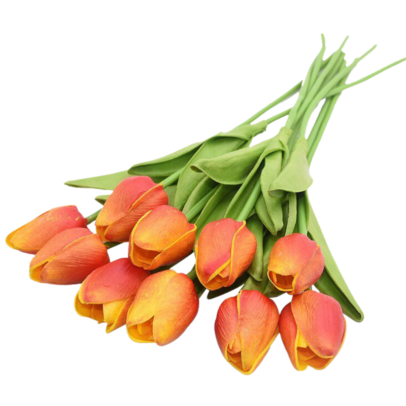 Fleur de tulipe artificielle (10 Pcs)
