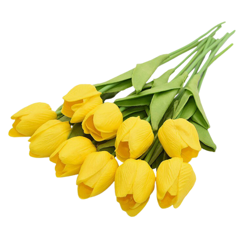 Fleur de tulipe artificielle (10 Pcs)