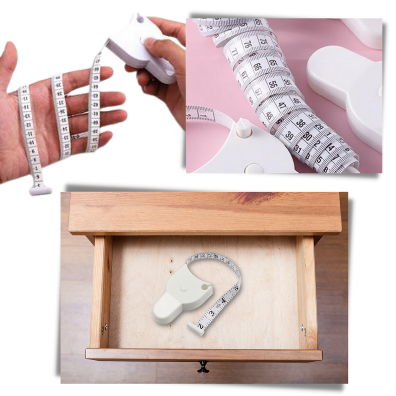 Mètre ruban automatique télescopique à auto-serrage