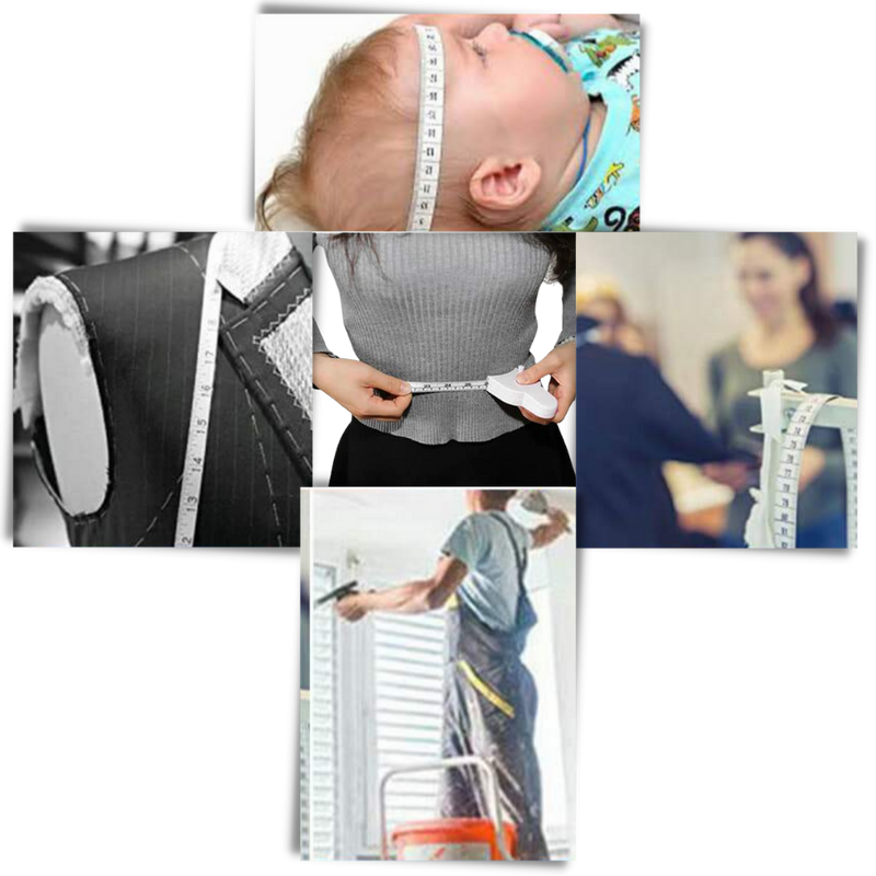 Mètre ruban automatique télescopique à auto-serrage