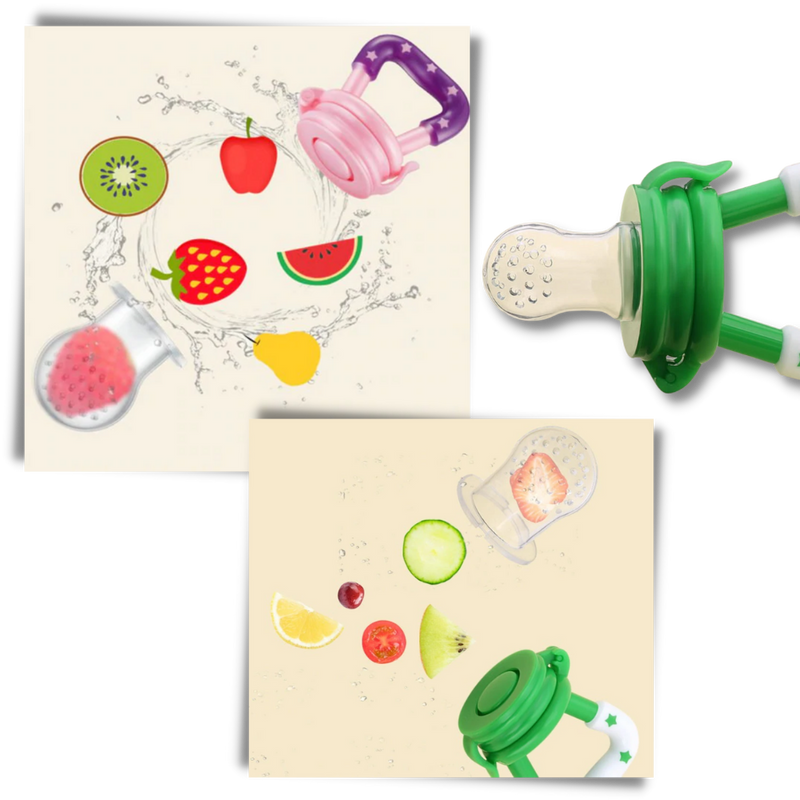 Tétine pour bébé à système de poussoir