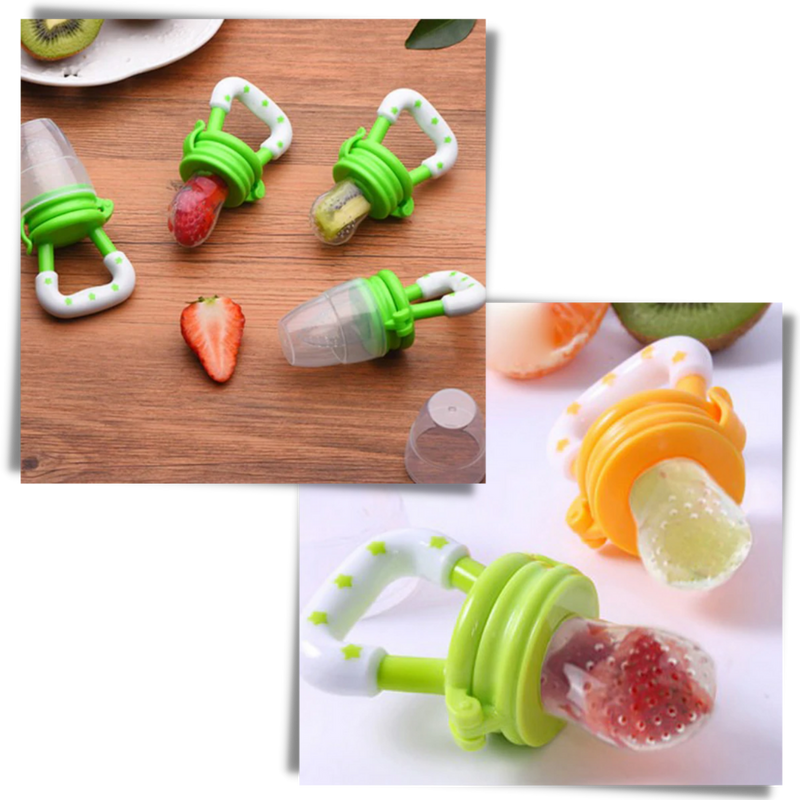 Tétine pour bébé à système de poussoir