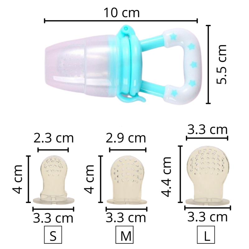 Tétine pour bébé à système de poussoir