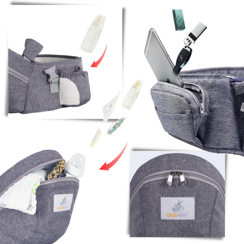 Siège porte-bébé à fixer sur les hanches