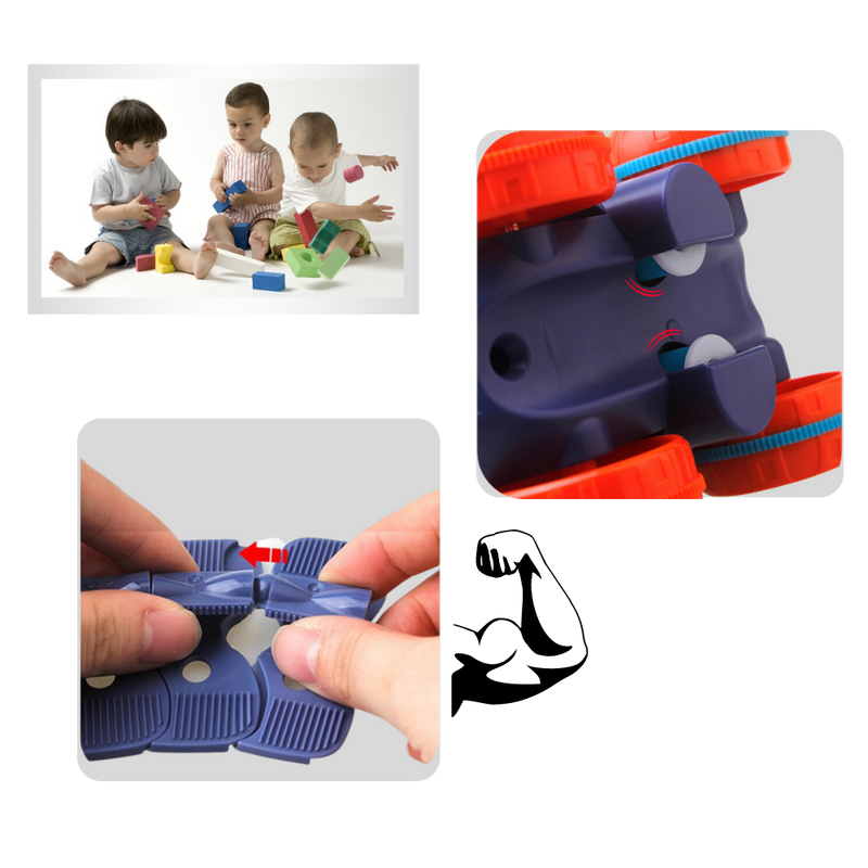 Circuit en Rails flexibles pour voitures