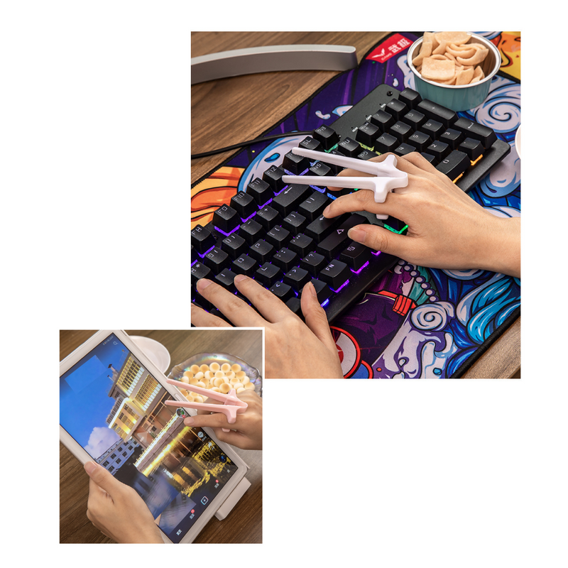 Baguettes ergonomiques pour les doigts