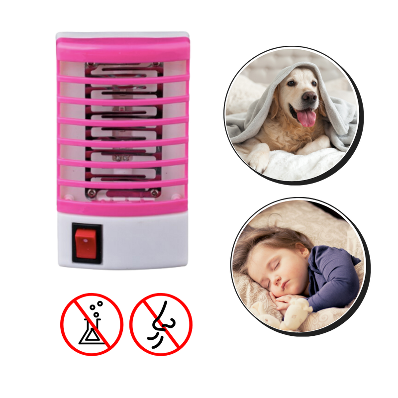 Lampe de nuit anti-moustiques à brancher