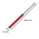 Briquet de cuisine rechargeable et résistant au vent