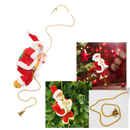 Décoration électrique en forme de Père Noël qui escalade