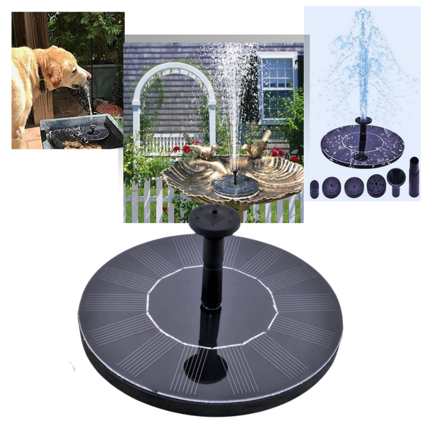 Fontaine flottante à énergie solaire