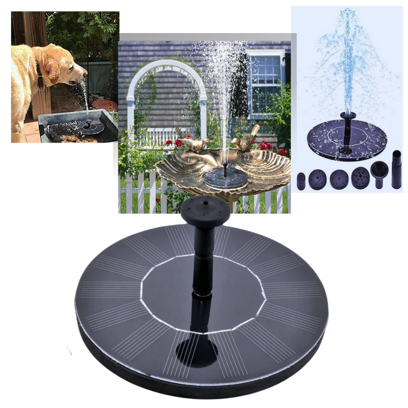 Fontaine flottante à énergie solaire