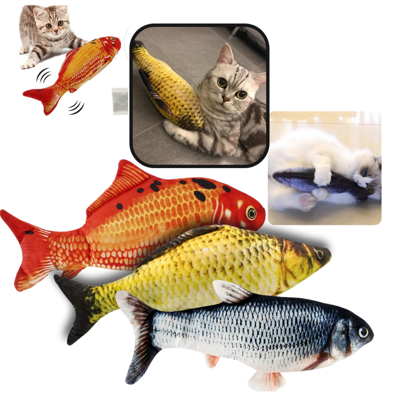 Jouet poisson pour chat