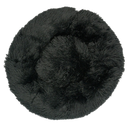 Lit en peluche en forme de donut pour animaux de compagnie