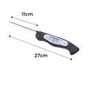 Thermomètre alimentaire numérique pliable à lecture instantanée