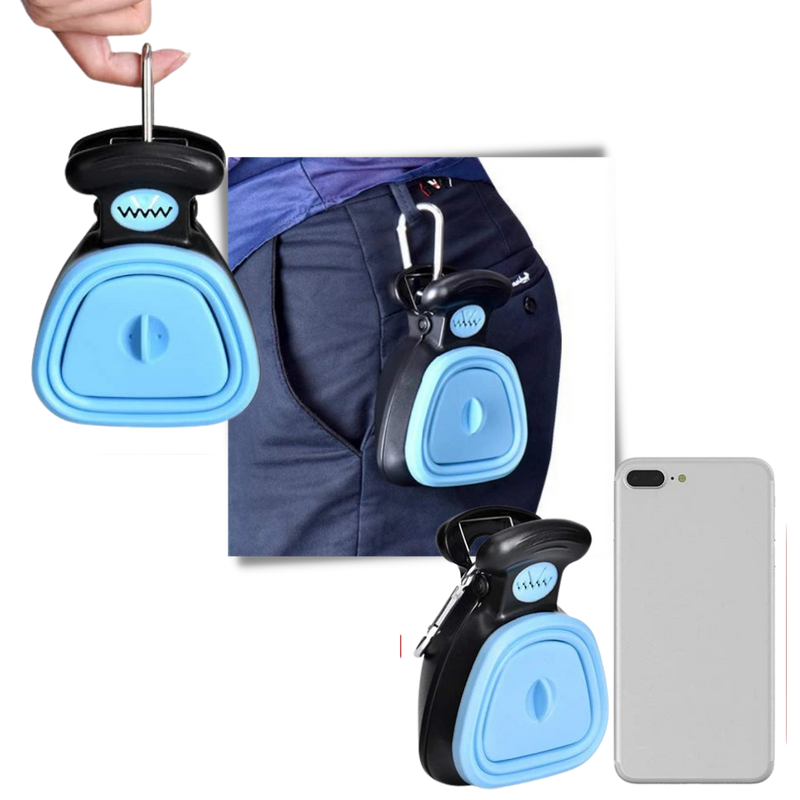Ramasse-crottes pliable avec sacs