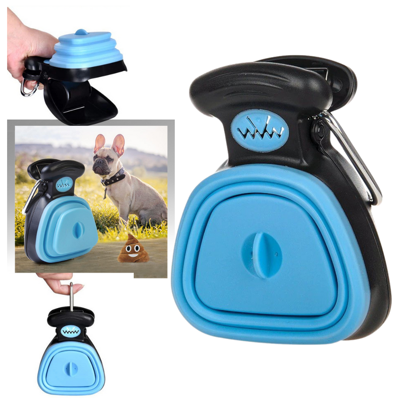 Ramasse-crottes pliable avec sacs