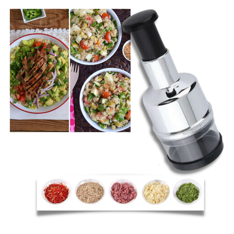 Hachoir à ail en acier inoxydable