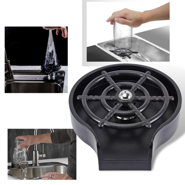 Laveuse et rinceuse automatique de verres