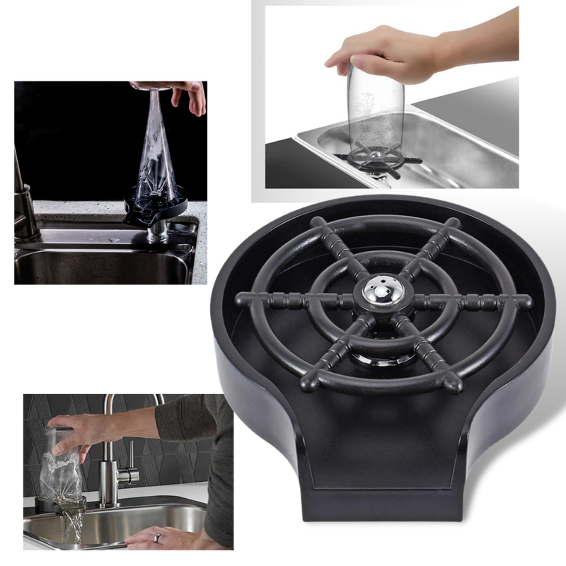 Laveuse et rinceuse automatique de verres