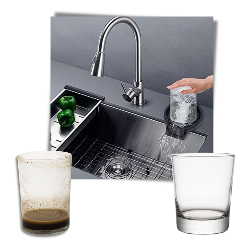 Laveuse et rinceuse automatique de verres