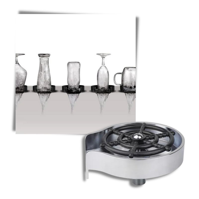 Laveuse et rinceuse automatique de verres