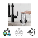 Laveuse et rinceuse automatique de verres