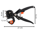 Sécateur de jardin et outil de greffage