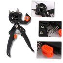 Sécateur de jardin et outil de greffage