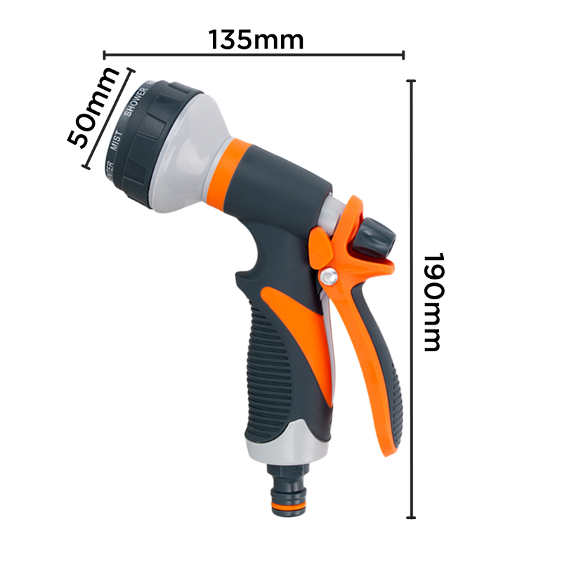 Pistolet d'arrosage universel à 8 modes