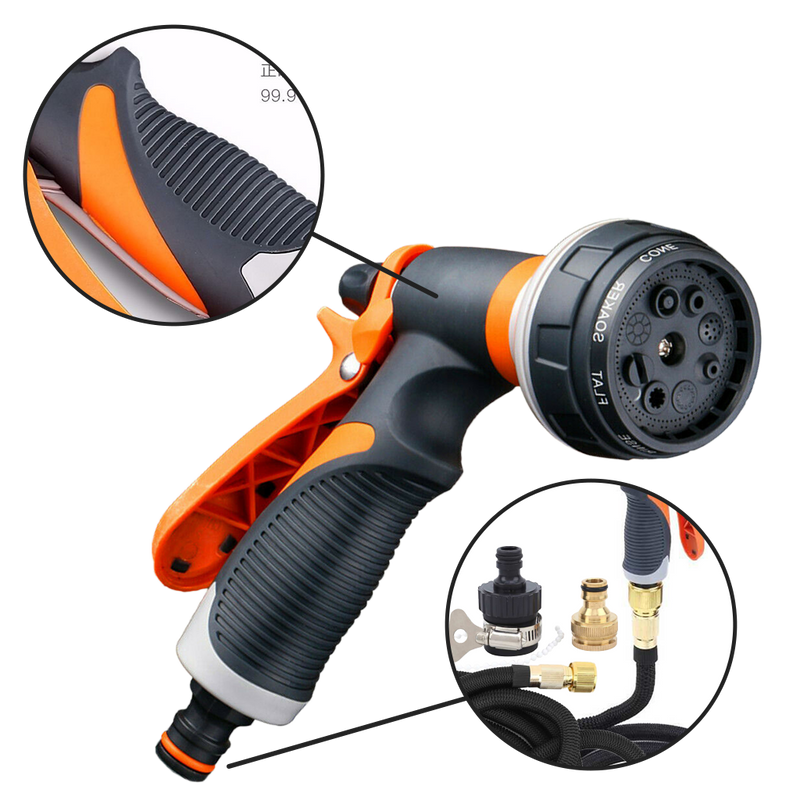 Pistolet d'arrosage universel à 8 modes