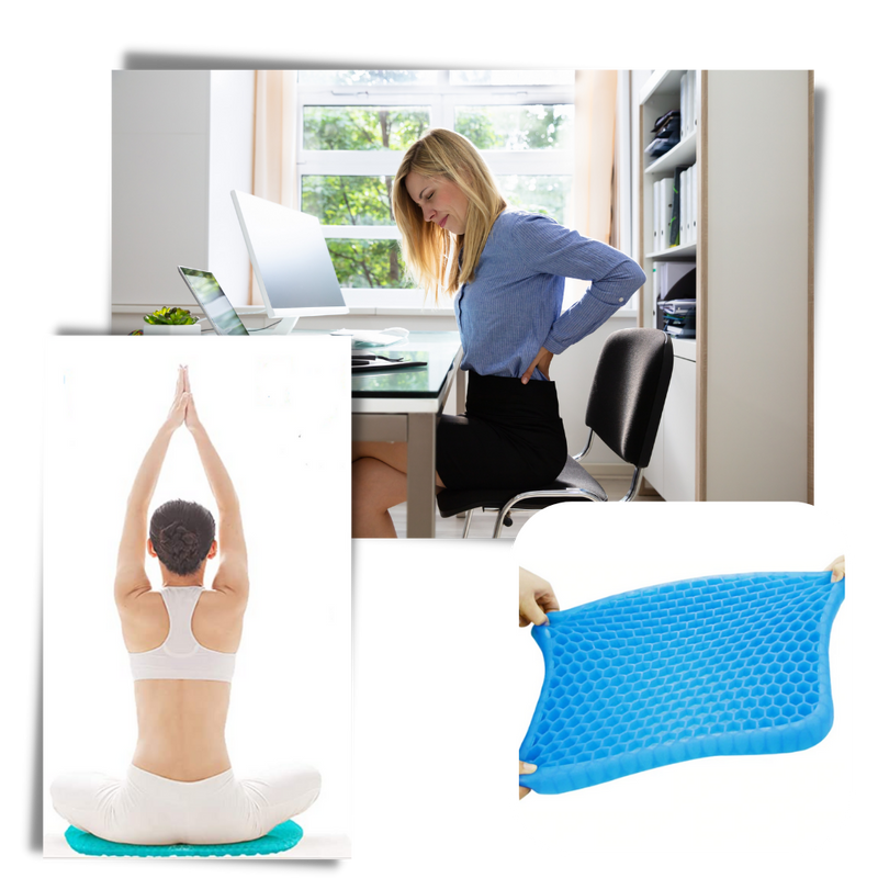 Coussin de siège en gel pour soulager la pression