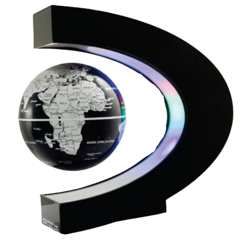 Globe magnétique à LED en lévitation