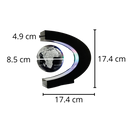 Globe magnétique à LED en lévitation