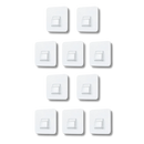 Lot de crochets muraux adhésifs