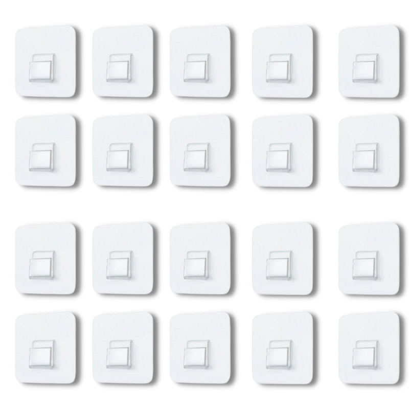 Lot de crochets muraux adhésifs