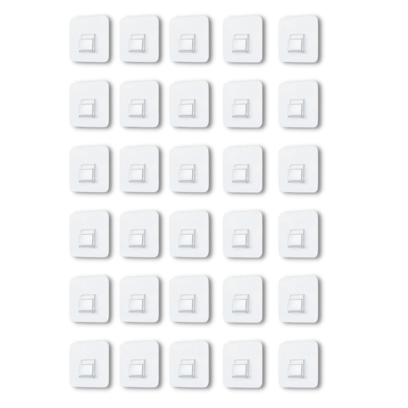 Lot de crochets muraux adhésifs