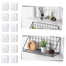 Lot de crochets muraux adhésifs