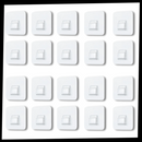 Lot de crochets muraux adhésifs