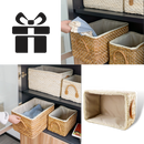 Panier en osier tressé à la main