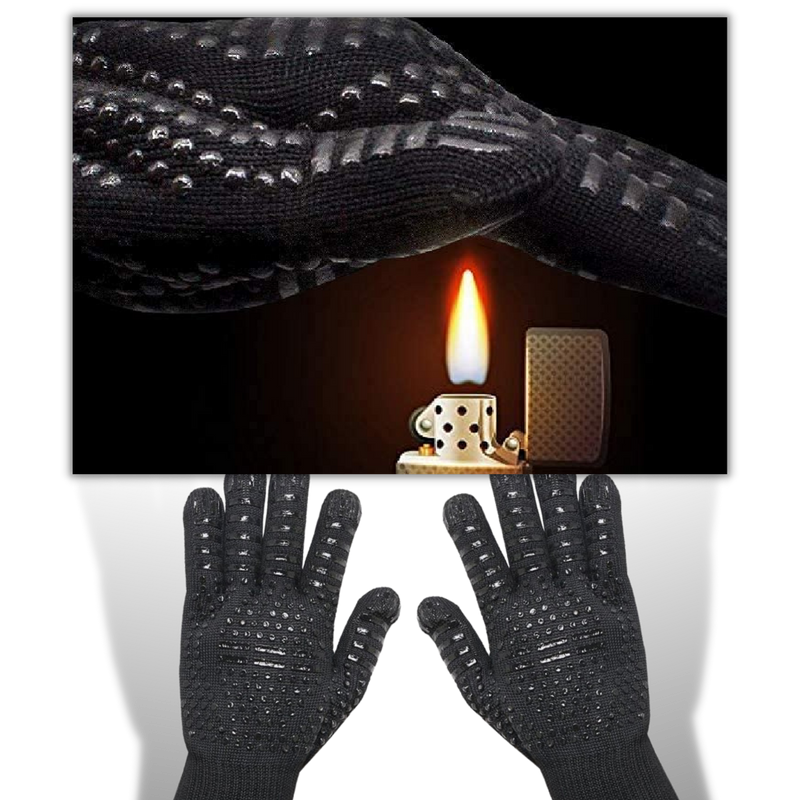 Gants pour barbecue résistant à la chaleur (1 paire)