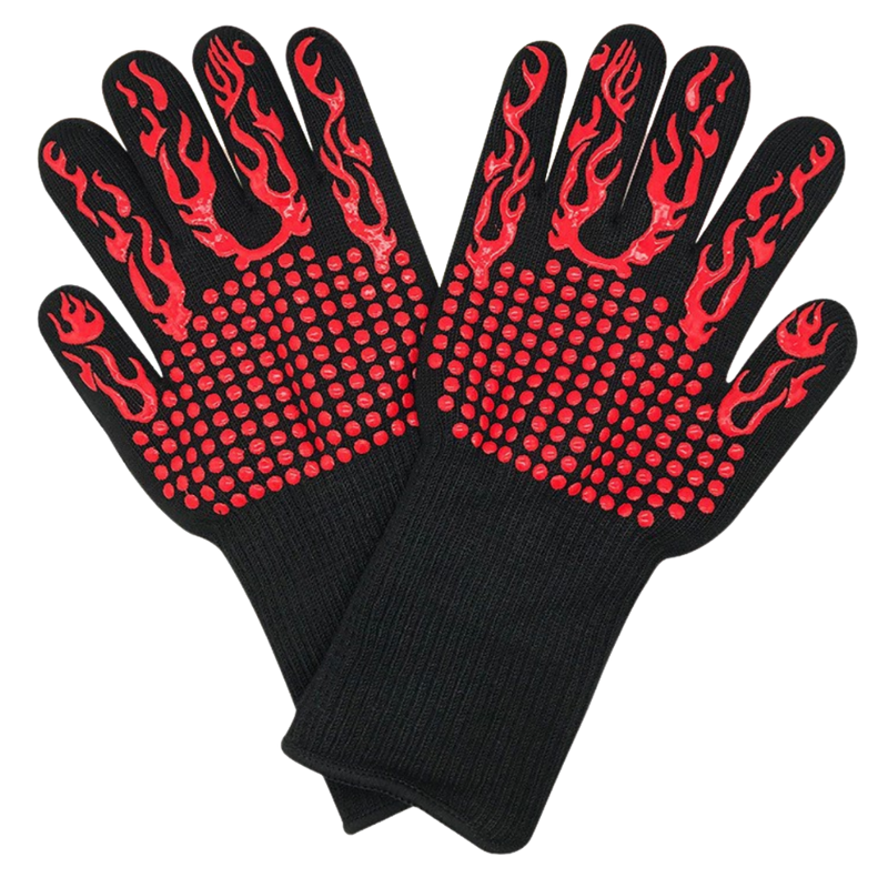 Gants pour barbecue résistant à la chaleur (1 paire)